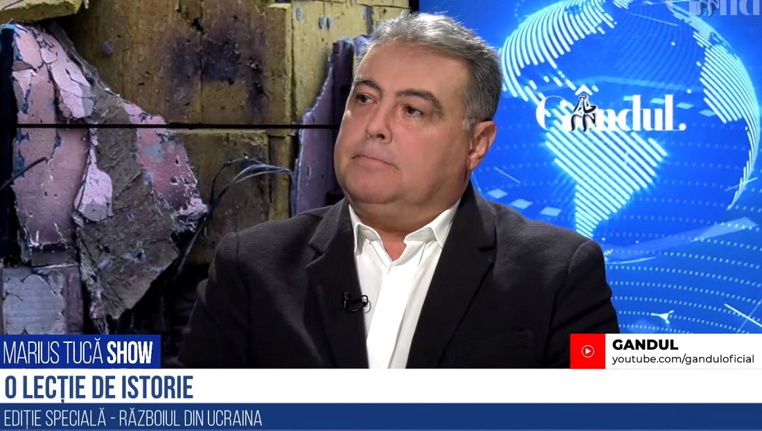 VIDEO Istoricul Adrian Cioroianu: „Granițele Ucrainei nu au fost trasate de Ucraina, ci de Moscova. Cel care le-a trasat era Stalin”