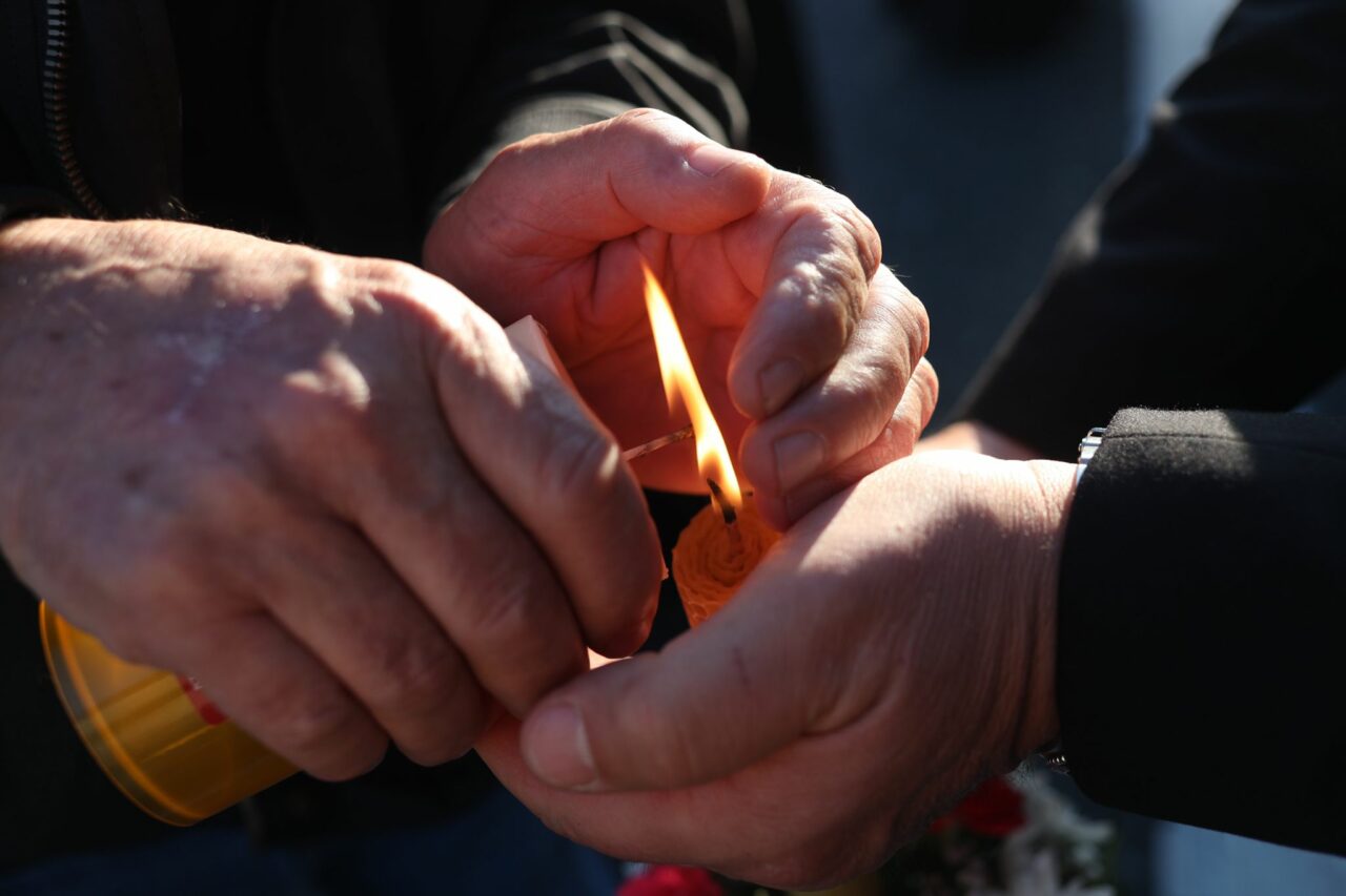 Slujbă în ucraineană la Catedrala Mitropolitană din Iași, pentru refugiați ucraineni. Aceștia vor putea lua lumină sfântă de la Israel de la mitropolitul Moldovei