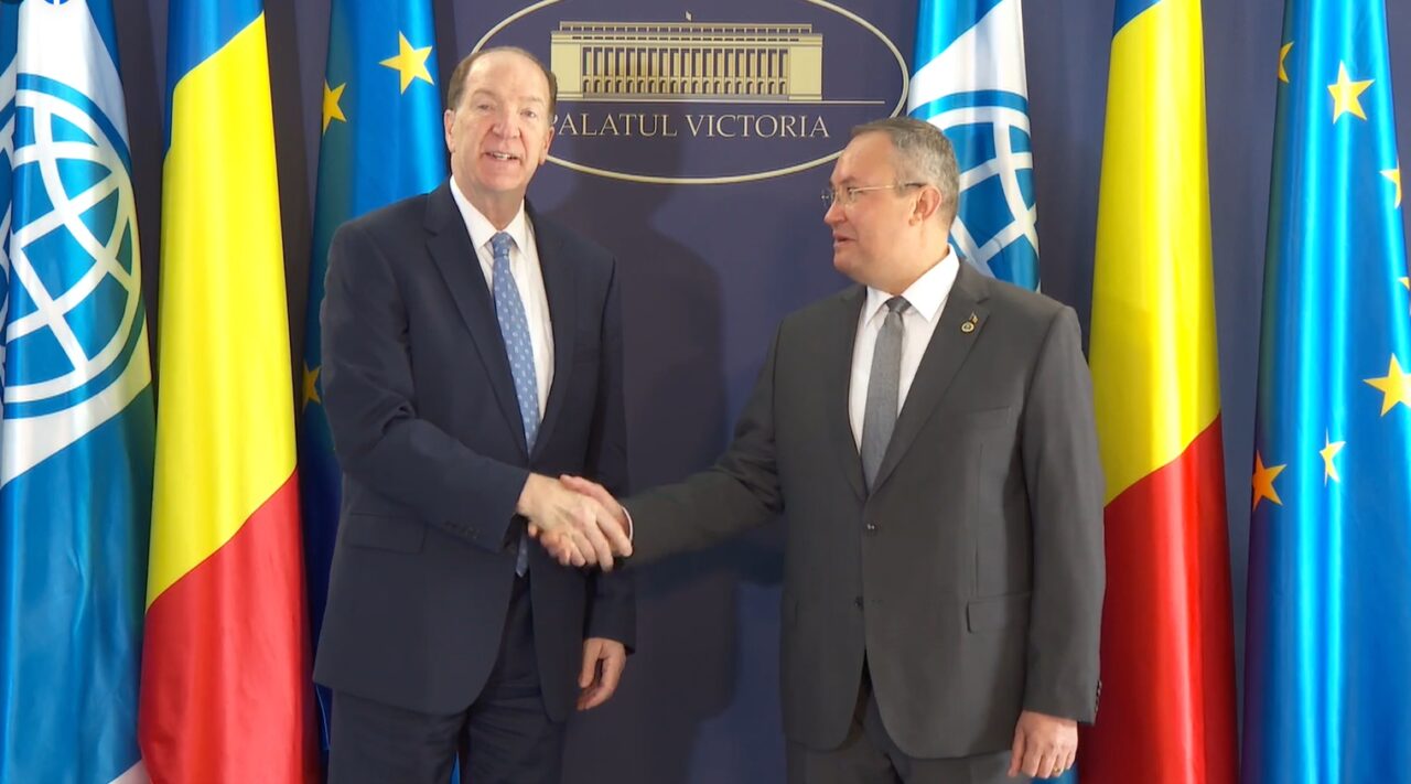 Premierul Nicolae Ciucă, întâlnire cu președintele Grupului Băncii Mondiale