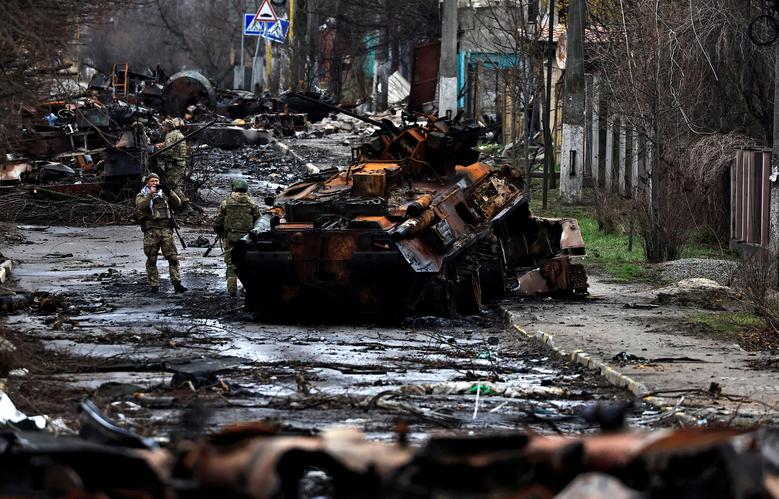 Orașul ucrainean Borodyanka a fost complet distrus de armata rusă. Locul arată ca după Apocalipsă
