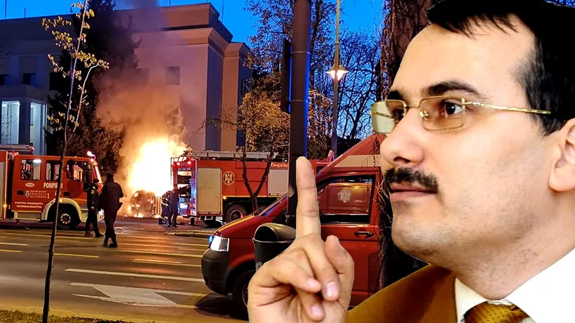 Cadavrul bărbatului care și-a dat foc după ce a intrat cu mașina în gardul Ambasadei Rusiei a fost identificat oficial