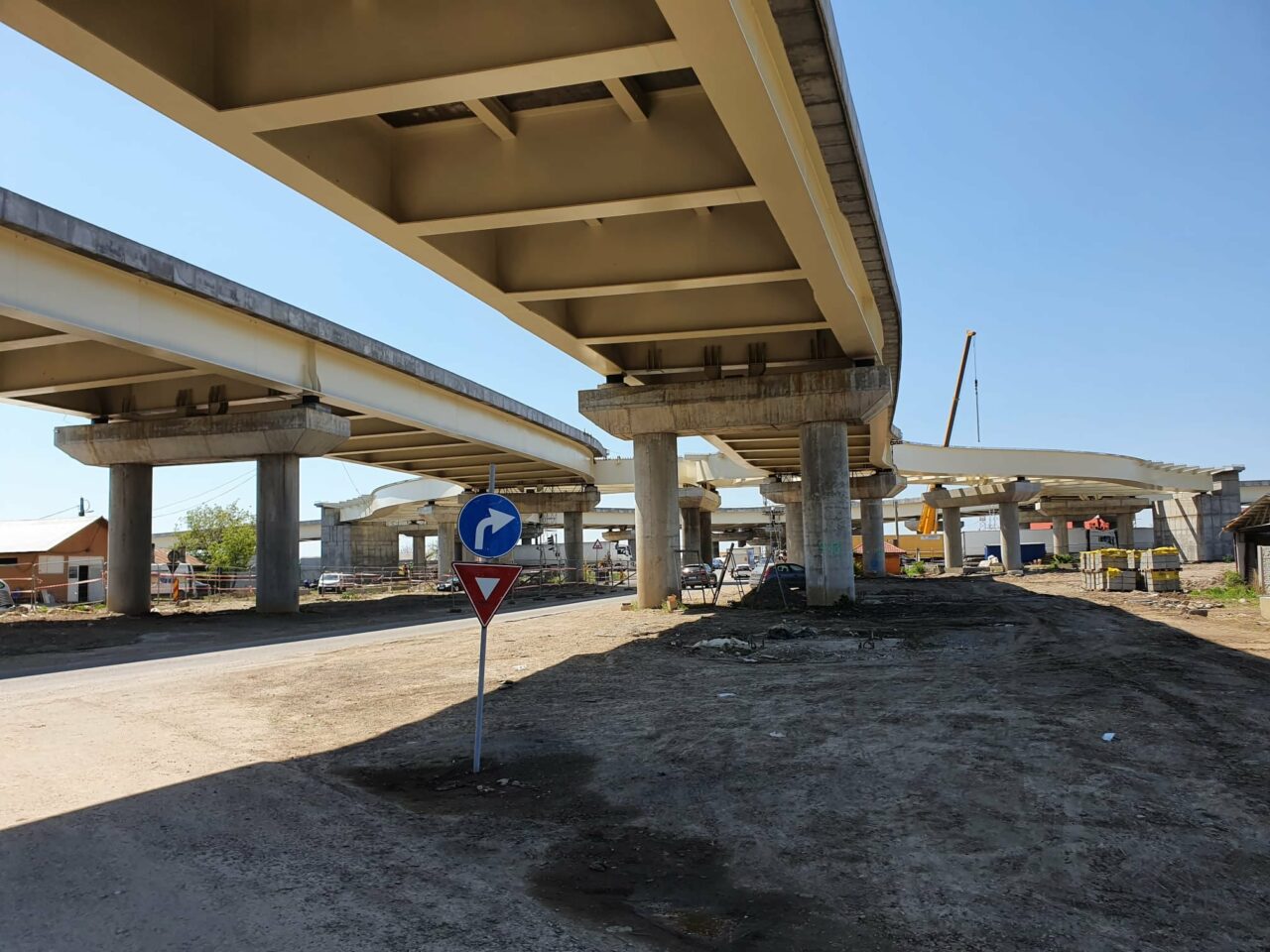 GALERIE FOTO | Noi imagini cu Pasajul Domnești, de pe Centura Capitalei. În ce stadiu este construcția