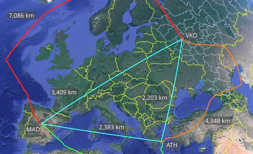 Un avion rusesc a făcut un ocol record de peste 15.000 de km, în urma interdicțiilor de zbor deasupra Europei