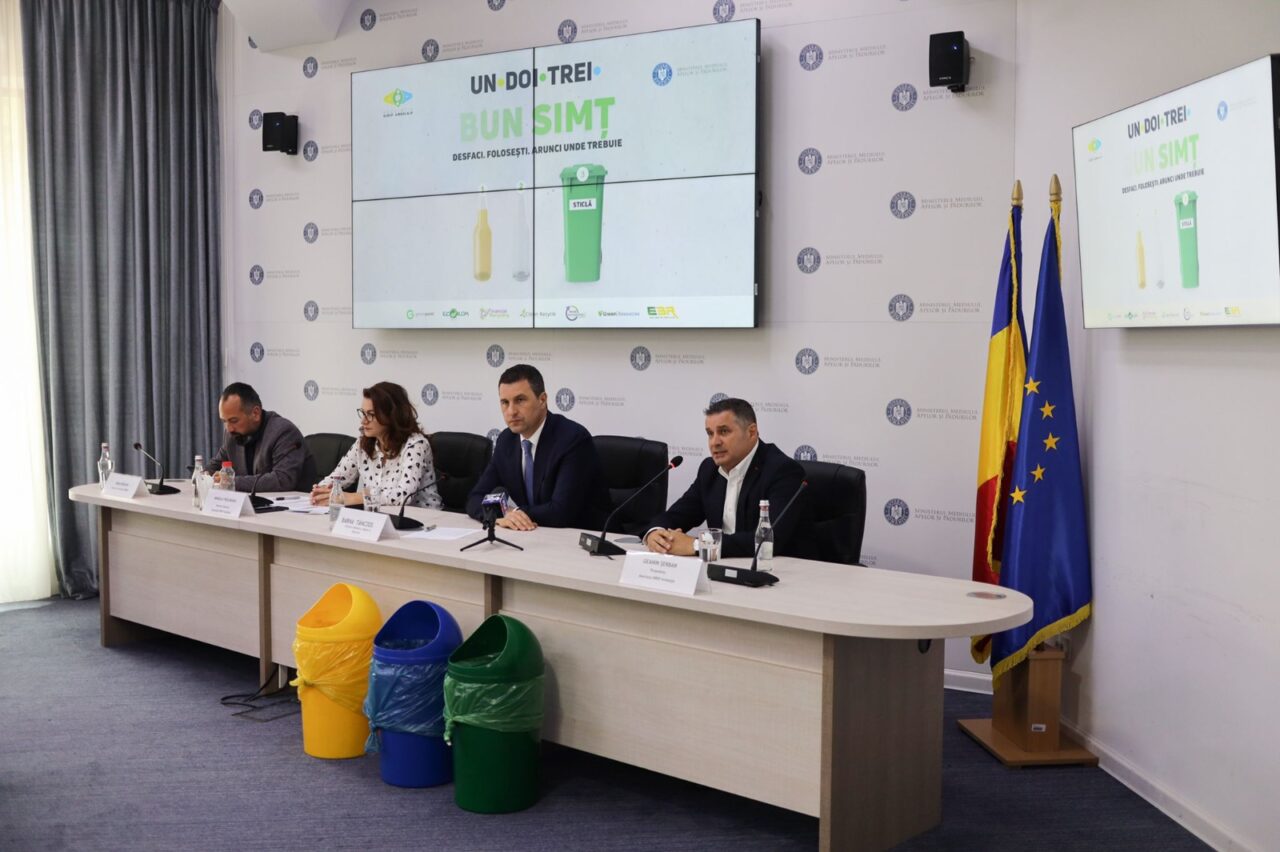 Asociația OIREP Ambalaje, în parteneriat cu Ministerul Mediului, Apelor și Pădurilor, lansează campania națională Un’ Doi Trei