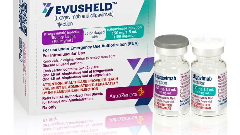 Evusheld (tixagevimab si cilgavimab) – anticorpi monoclonali cu duratălungă de acțiune – își păstrează acțiunea neutralizantă împotriva variantelor Omicron BA.4 și BA.5, conform unui nou studiu al Universității din Oxford