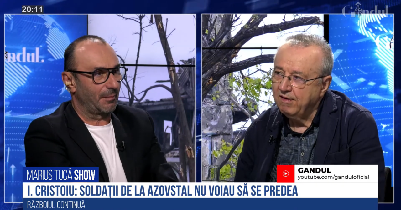 VIDEO Ion Cristoiu: „Mariupolul a fost conceput de ucraineni ca o fortăreață. Soldații ucraineni se retrăseseră la Azovstal, ei nu voiau să se predea. Faptul că s-au predat rușilor este considerată o mare victorie a lor”