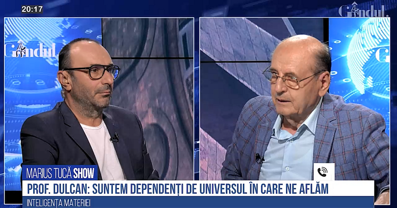 VIDEO Prof. dr. Dumitru Constantin Dulcan: „Suntem dependenți de universul în care ne aflăm. Ceea ce gândim, trebuie să și simțim. Noi transformăm lumea invizibilă în lume vizibilă, perceptibilă”