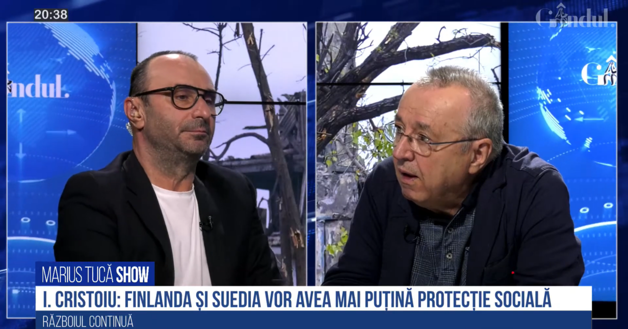 VIDEO Ion Cristoiu, despre aderarea Finlandei și Suediei la NATO: „Vor avea mai puțină protecție socială, pentru că se înarmează. Pentru NATO este un uriaș succes, pentru că sunt țări bogate”