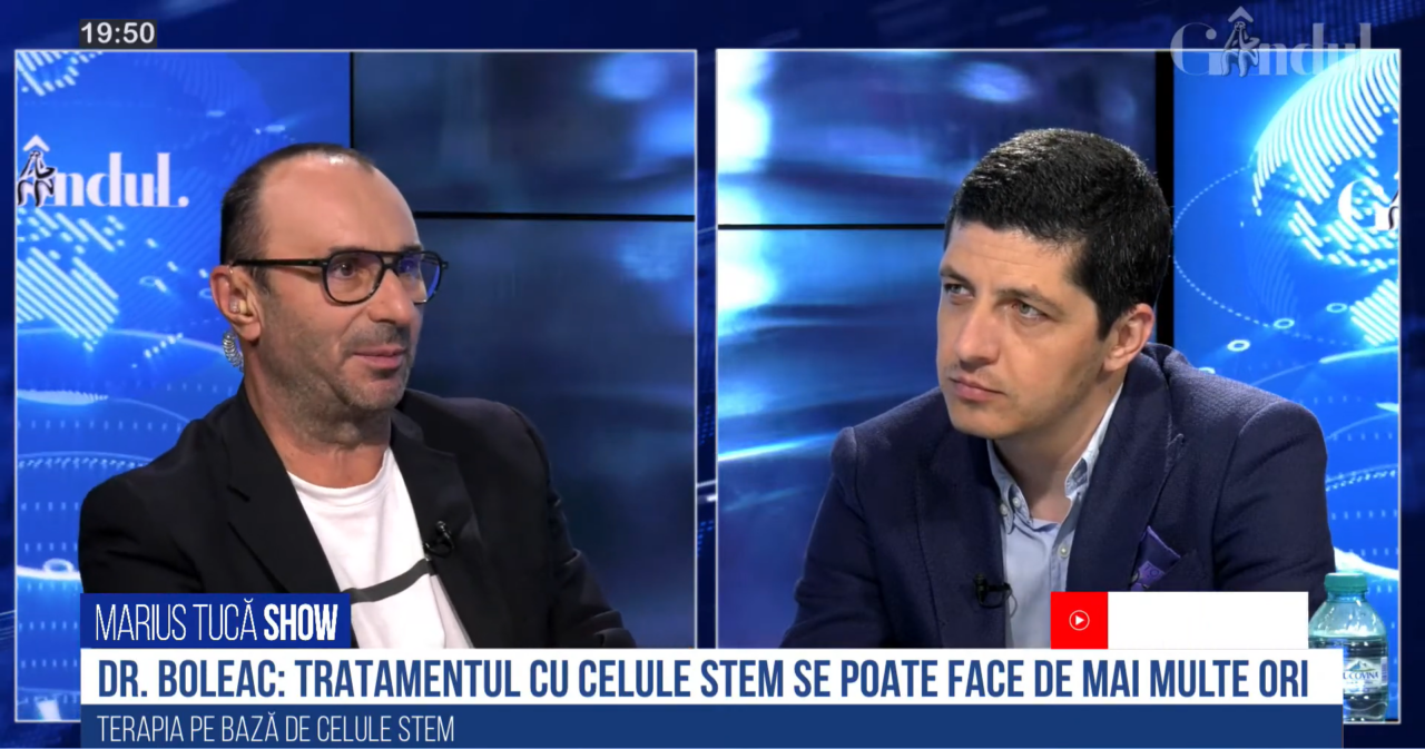 VIDEO | Dr. Ioan Boleac: „Tratamentul cu celule stem poate fi făcut și de mai multe ori. Rezultatele sunt promițătoare. În prezent, în România nu se face transplant de celule stem”
