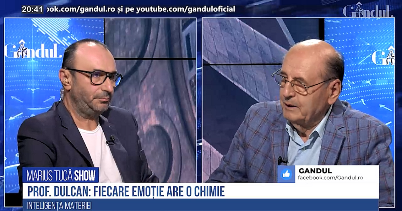 VIDEO Prof. dr. Dumitru Constantin Dulcan: „Fiecare emoție are o chimie. În momentul în care ne înfuriem, pierdem o cantitate imensă de neuroni. Toată viața noastră este chimie”