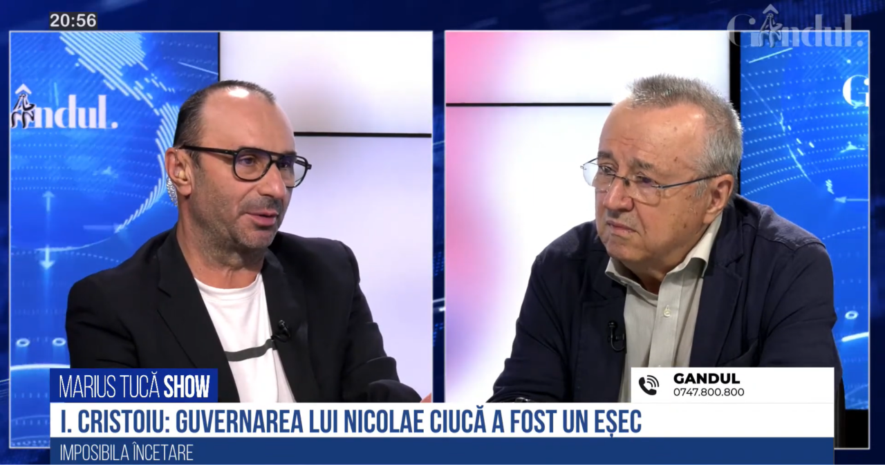 VIDEO | Ion Cristoiu, despre cele șase luni de guvernare coliție: „A fost un eșec. S-au adunat degeaba, n-au făcut nimic. USR-ul este victima lui Cioloș, care dimineața ia o hotărâre mare și seara uită de ea”