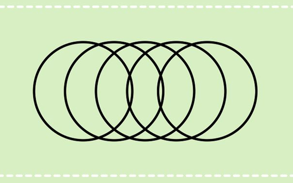 Test de inteligență | Câte cercuri sunt în poza asta, în total?