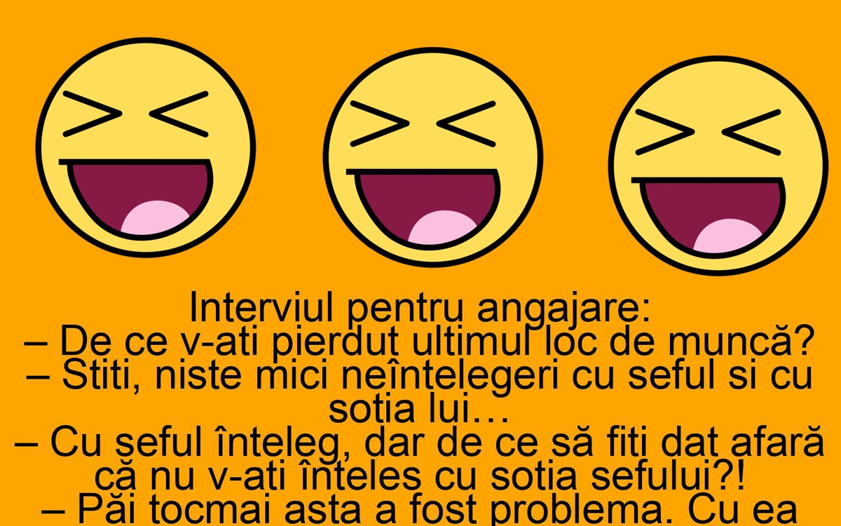 BANC | Interviu de angajare: „De ce v-ați pierdut ultimul loc de muncă?”