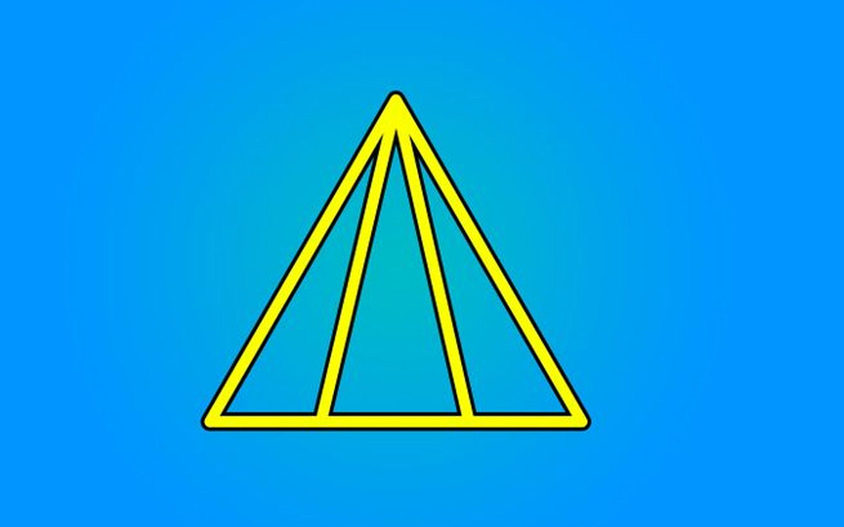 IQ TEST | Ești mai inteligent decât un elev de clasa a doua? Câte triunghiuri sunt în poza asta, în total?