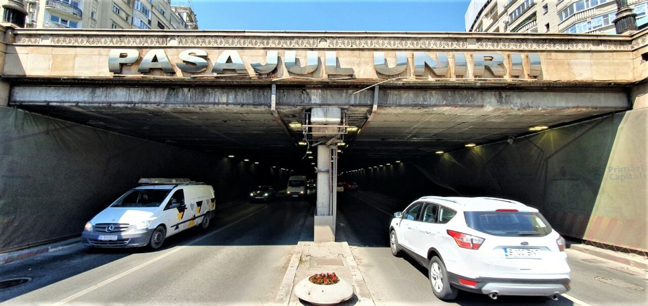 Se închide din nou Pasajul Unirii, miercuri noapte. Construcția are nevoie de consolidare urgentă