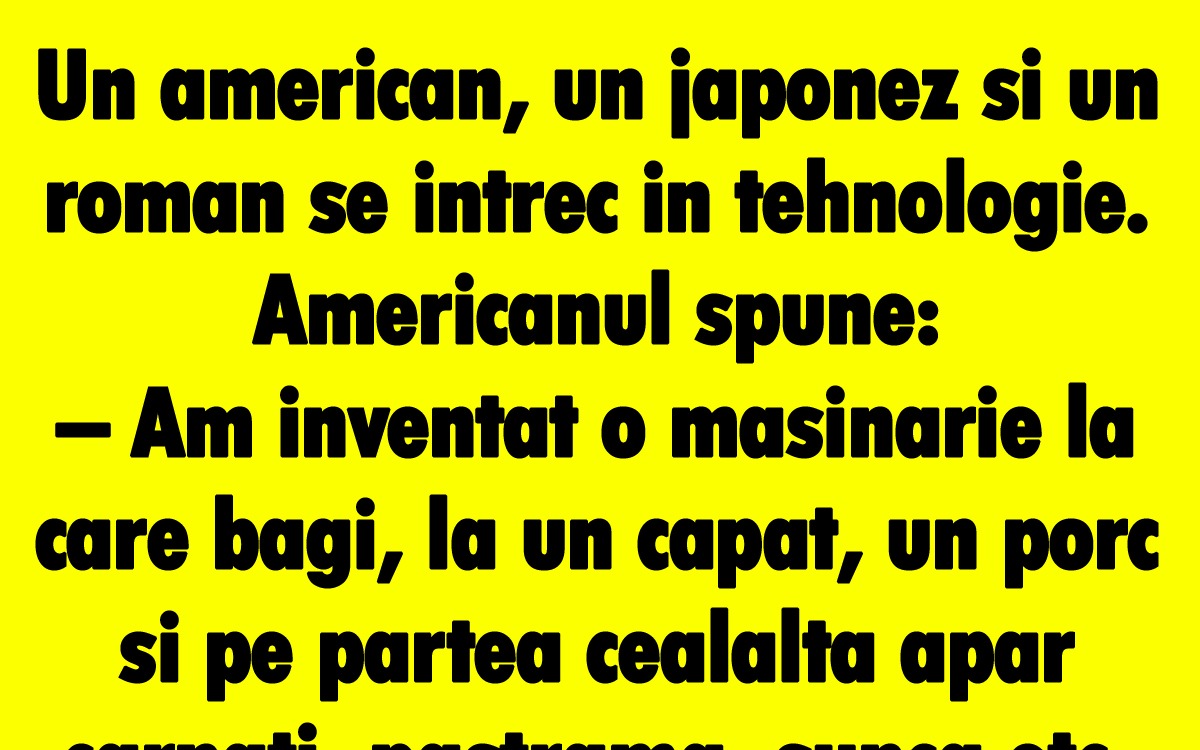 BANCUL ZILEI | Care e diferența dintre români, americani și japonezi