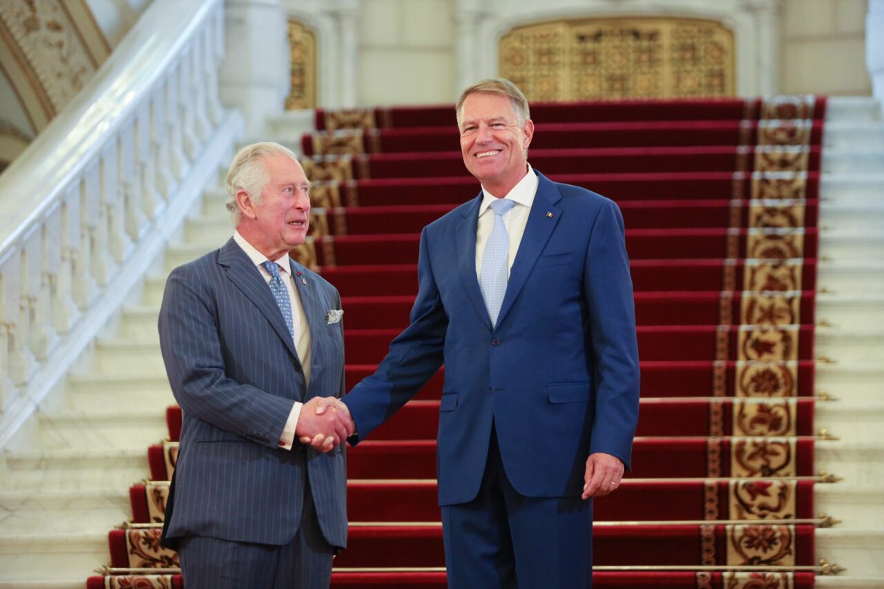 Prințul Charles a venit în România și a fost primit la Palatul Cotroceni de președintele Klaus Iohannis