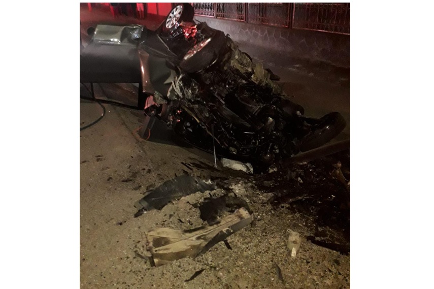 FOTO | Accident cumplit în Bistrița Năsăud. Un tânăr de 23 de ani a murit și o fată de 19 ani a ajuns la spital în stare gravă