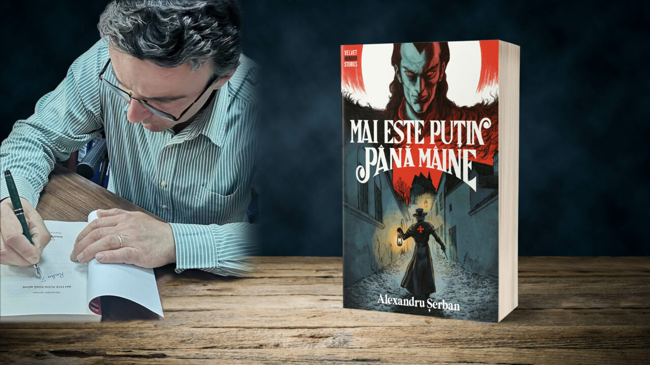 Autorul Alexandru Șerban despre romanul de debut „Mai este puțin până mâine”: „Personajele şi-au dorit să se plimbe dintr-o epocă în alta.”