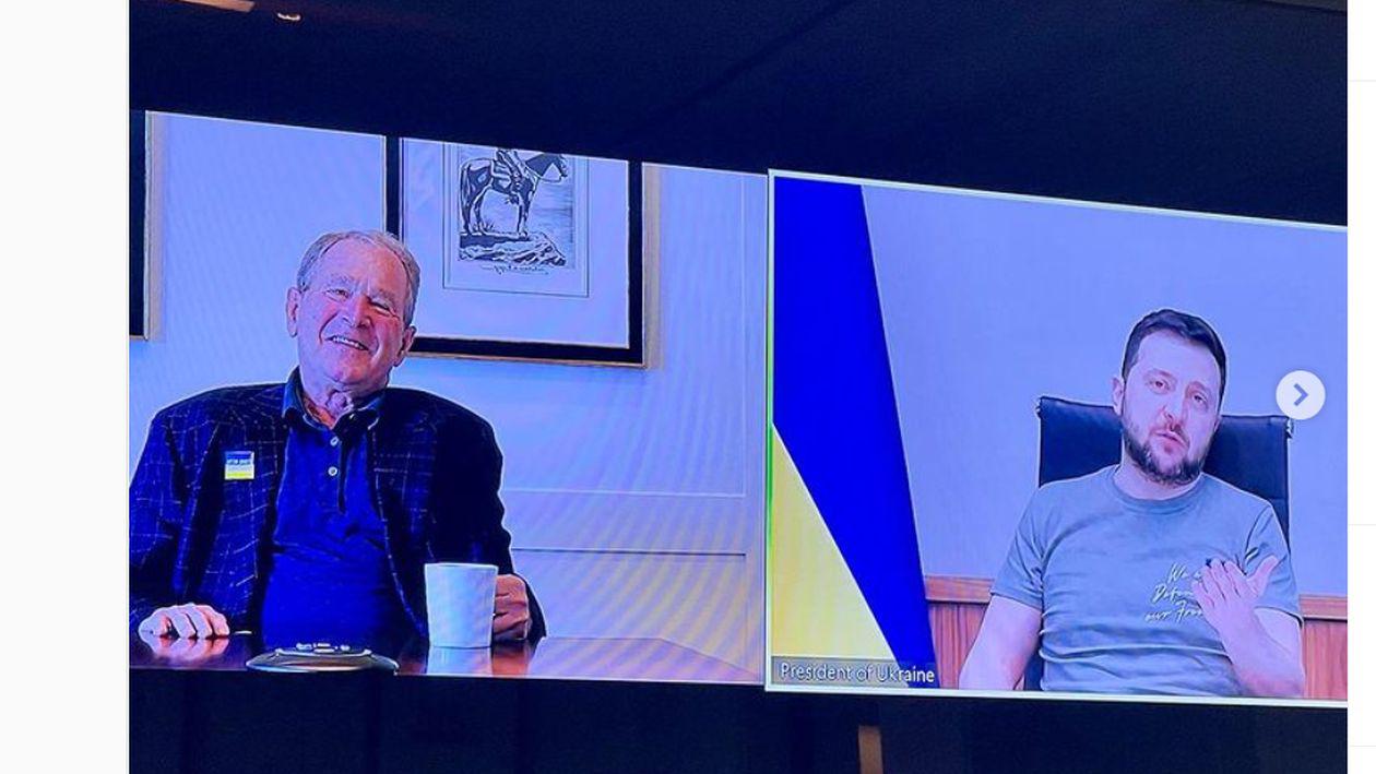 George W. Bush îl numește pe Volodimir Zelenski „Winston Churchill al timpurilor noastre”