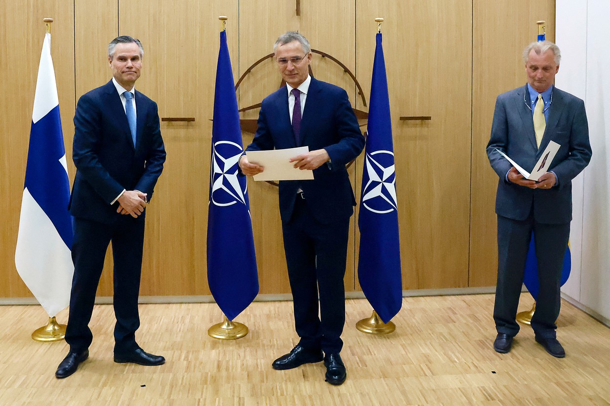 Suedia și Finlada și-au depus astăzi candidaturile pentru aderarea la NATO