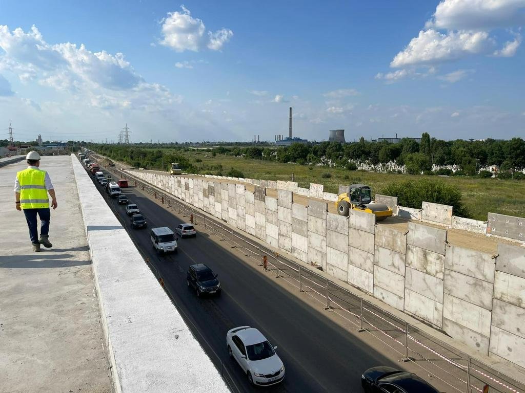 GALERIE FOTO | Cum se prezintă acum cel mai așteptat pasaj de pe Centura Capitalei: „Evoluție în grafic a lucrărilor de la Pasajul Domnești”