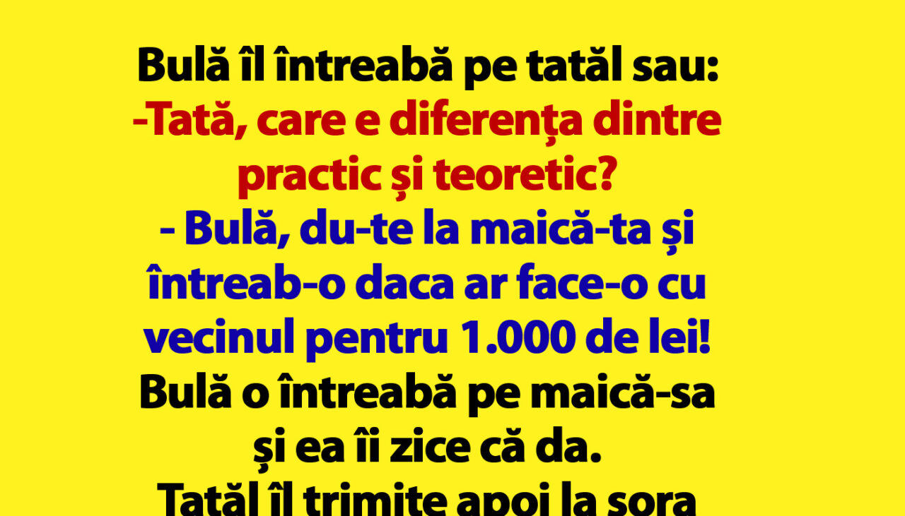 BANCUL ZILEI | „Bulă, du-te la maică-ta și întreab-o dacă ar face-o cu vecinul pentru 1.000 de lei!”