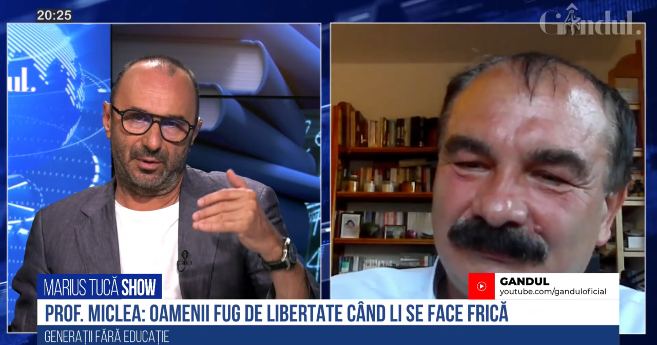 VIDEO | Prof. univ. dr. Mircea Miclea, despre cultura fricii: „Dacă îi speriem pe oameni, atunci oamenii devin mai ascultători. A crescut rata de anxietate la adolescenți cu 30-40%”