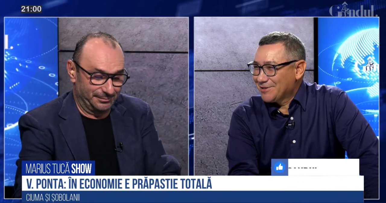VIDEO | Victor Ponta, despre situația economică din România: „E prăpastie totală. Că nu produci nimic, te împrumuți și dai banii afară. Toți liberalii sunt bugetari, eu am devenit capitalist acum”