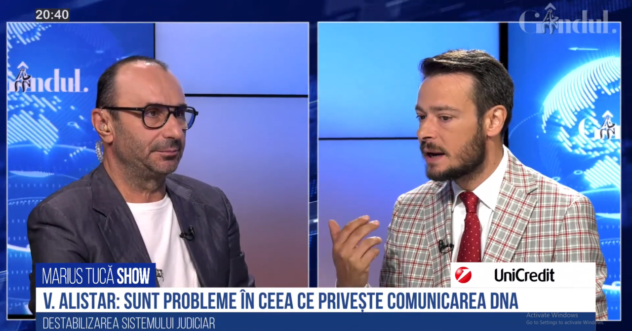 VIDEO | Victor Alistar, despre situația actuală a DNA-ului: „O structură specializată de parchet în zona economico-financiară este necesară. La nivel de comunicare încă sunt probleme”