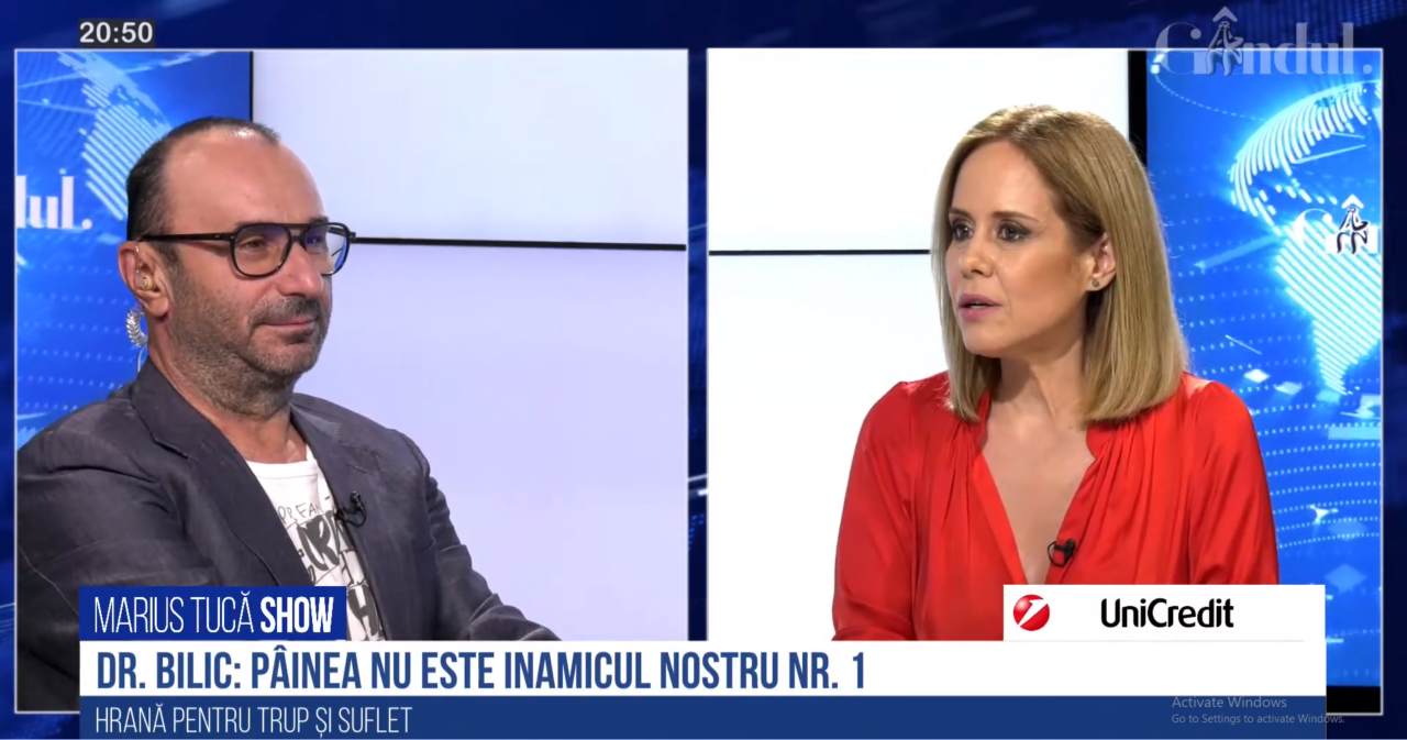 VIDEO | Dr. Mihaela Bilic: „Pâinea n-o consider deloc ca fiind inamicul public numărul unu. Și cu dulciurile poate fi făcută o negociere. Este foarte mare tentația, satisfacția mai puțin”