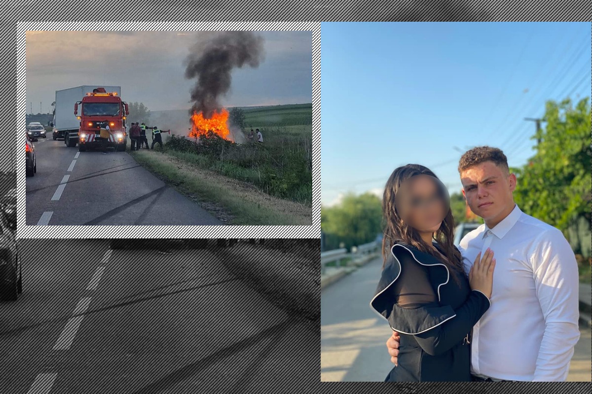 Dănuț și Ștefania se iubeau enorm. Băiatul care a murit carbonizat trăia o poveste superbă de dragoste: „Îl iubesc foarte mult”