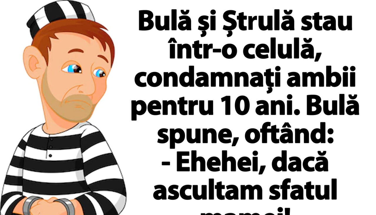 BANC | Bulă și Ștrulă stau într-o celulă, condamnați ambii pentru 10 ani