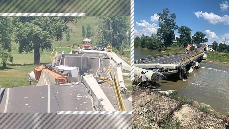 Un consilier din Neamț a sesizat Consiliul Județean din martie că podul dărâmat de la Luțca avea fisuri. „Mi-au spus că este vorba doar de o grindă ornamentală care s-a desprins” | DECLARAȚII EXCLUSIVE