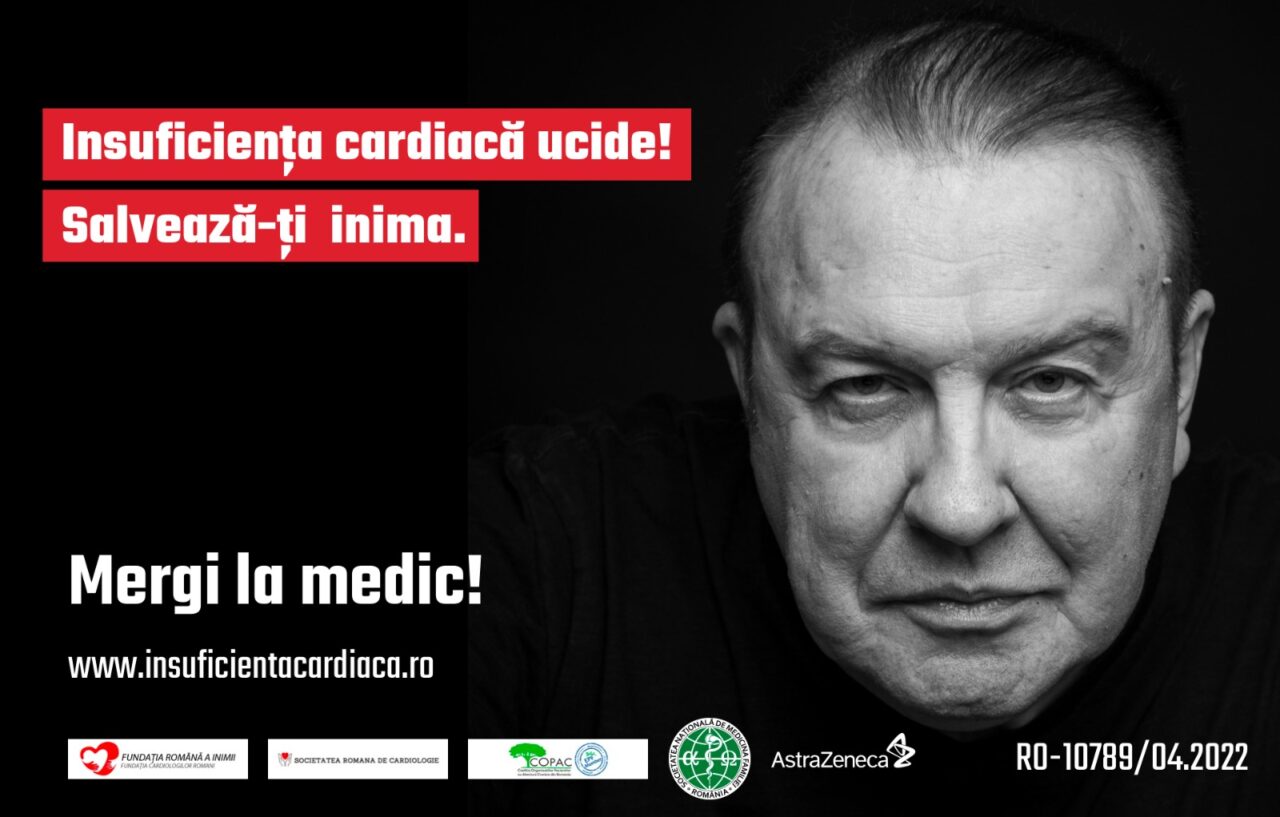 Insuficiența cardiacă ucide! Salvează-ți inima. Mergi la medic!