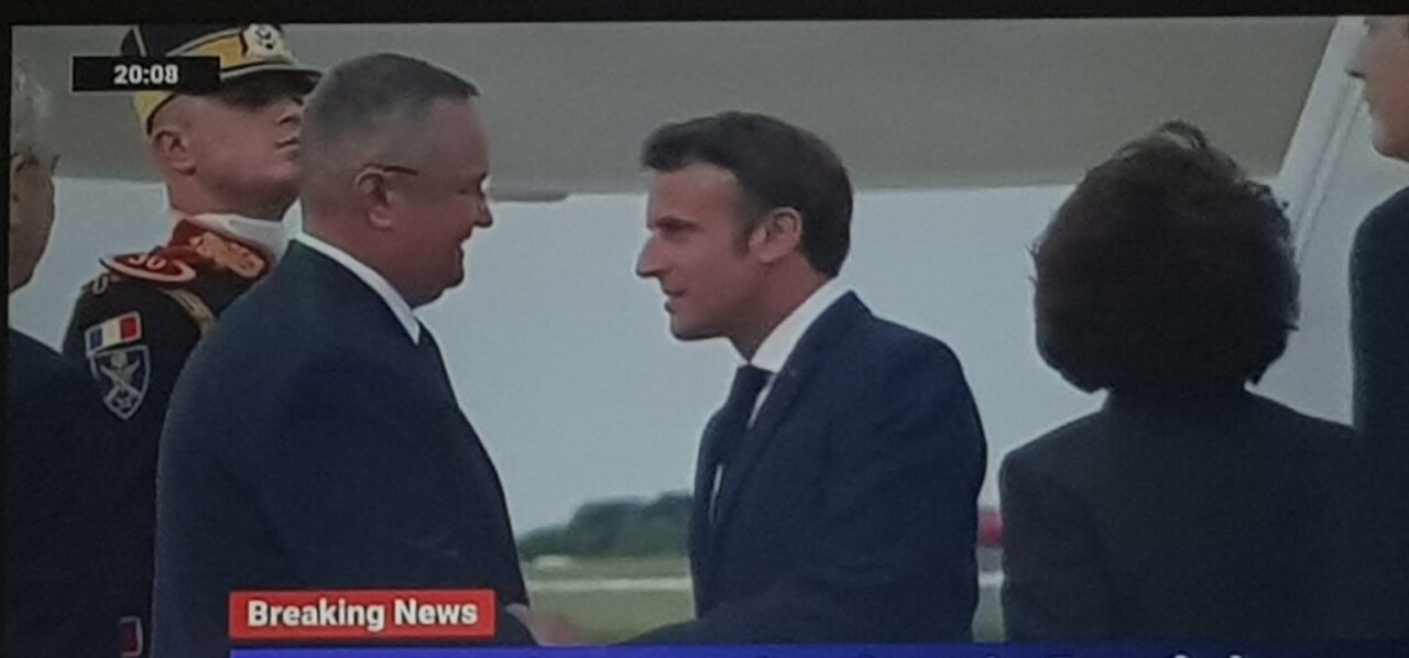 Președintele Franței Emmanuel Macron a ajuns în România