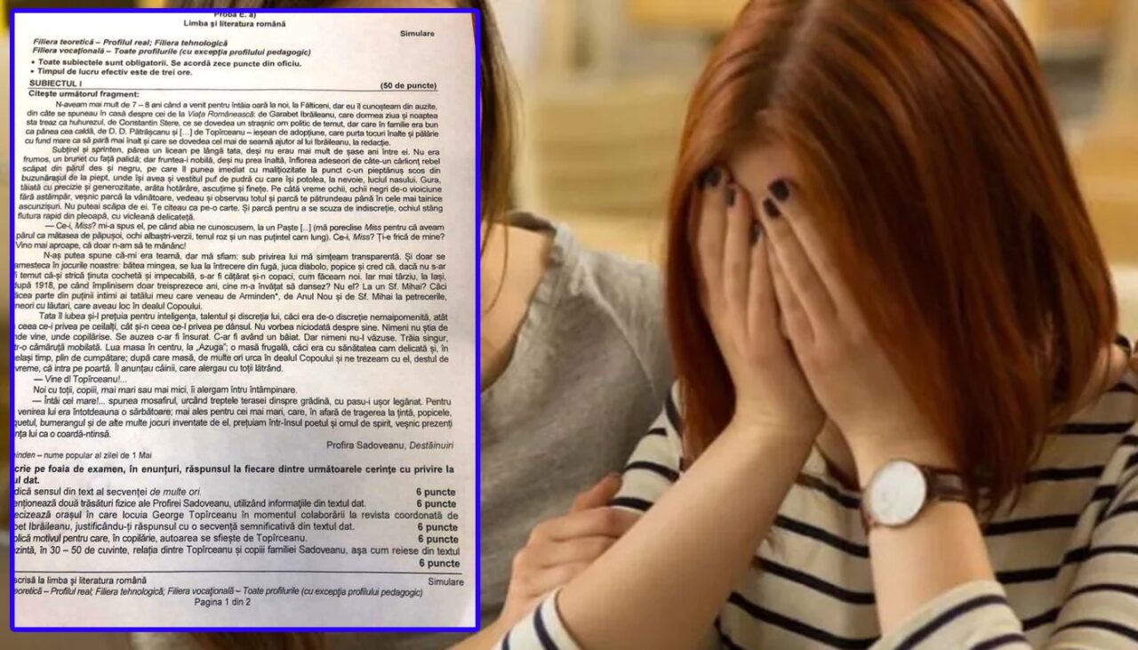 Perle Bacalaureat 2022 | „Lumea îl știe cu pe Caragiale cu ‘Scrisoarea Pierdută’, dar să nu uităm că el a …”