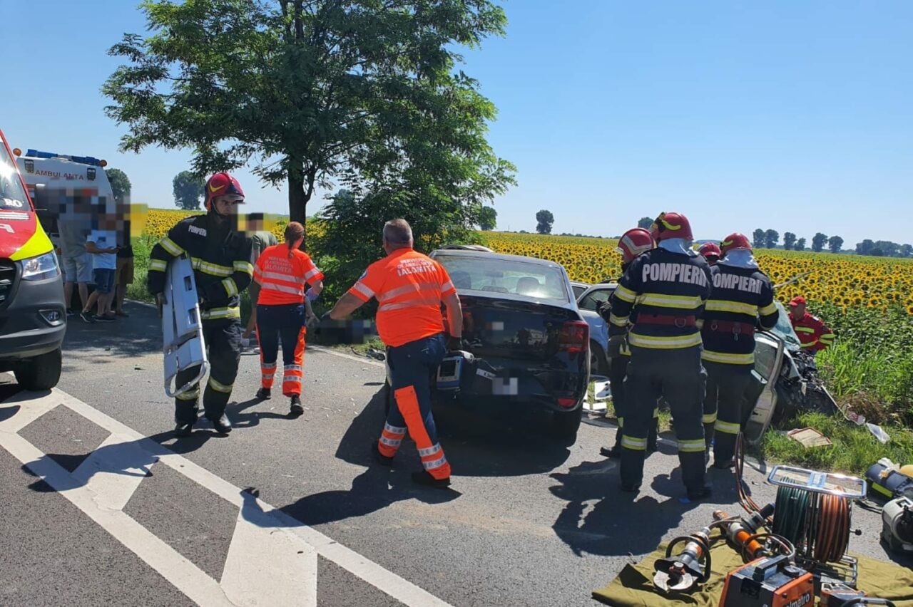 Accident cumplit în Ialomița: Sunt trei morți și șase răniți / Planul Roșu de Intervenție