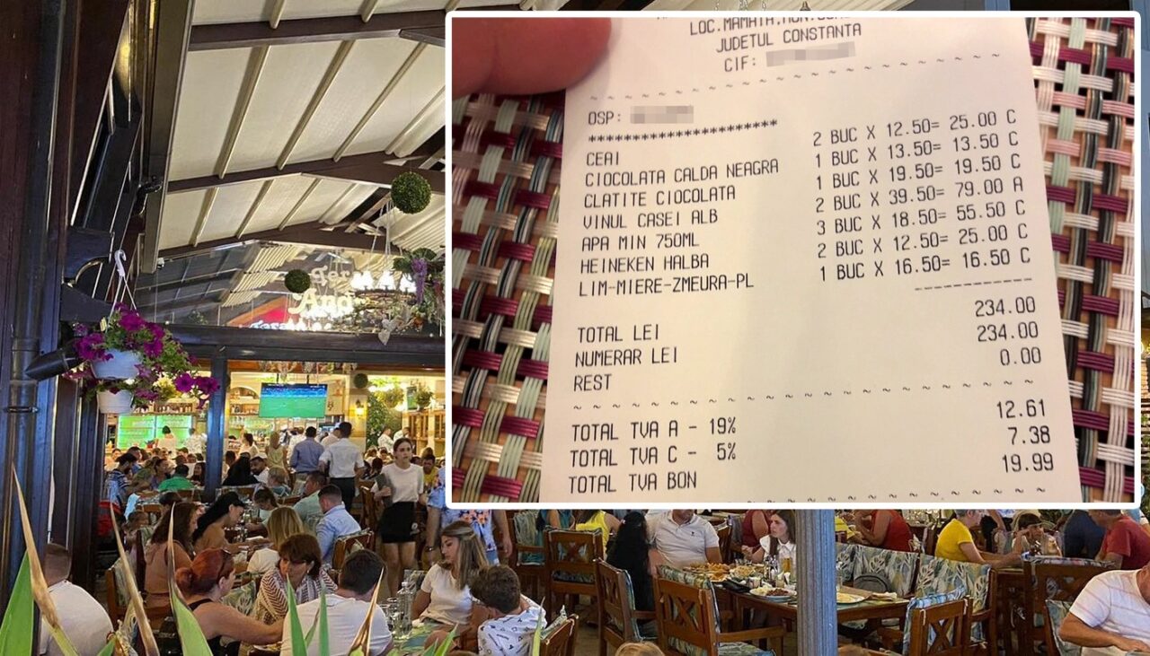 De necrezut! Câți lei a dat un turist pe o sticlă de apă, la o terasă din Mamaia. E mai scumpă decât berea!