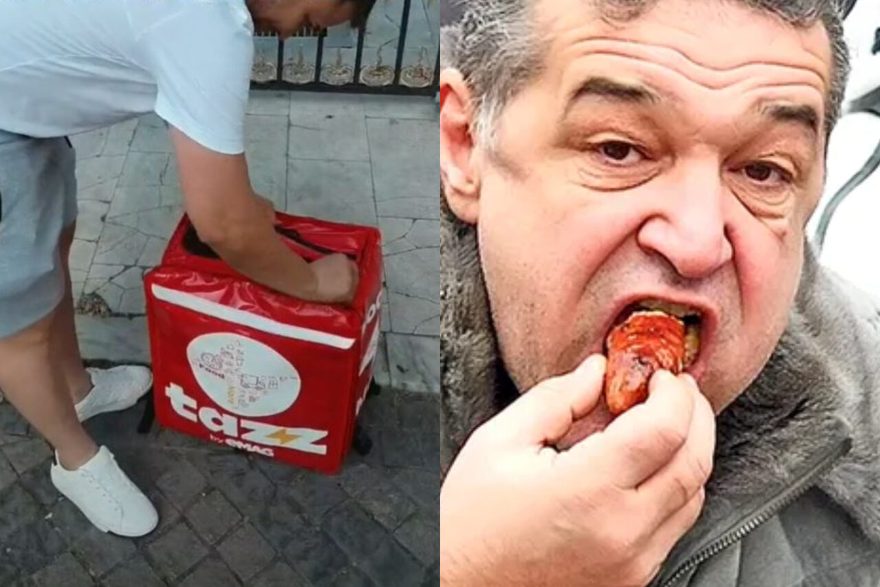 VIDEO | Ce bacșiș a primit curierul care i-a adus de mâncare lui Gigi Becali: „Șoc!”