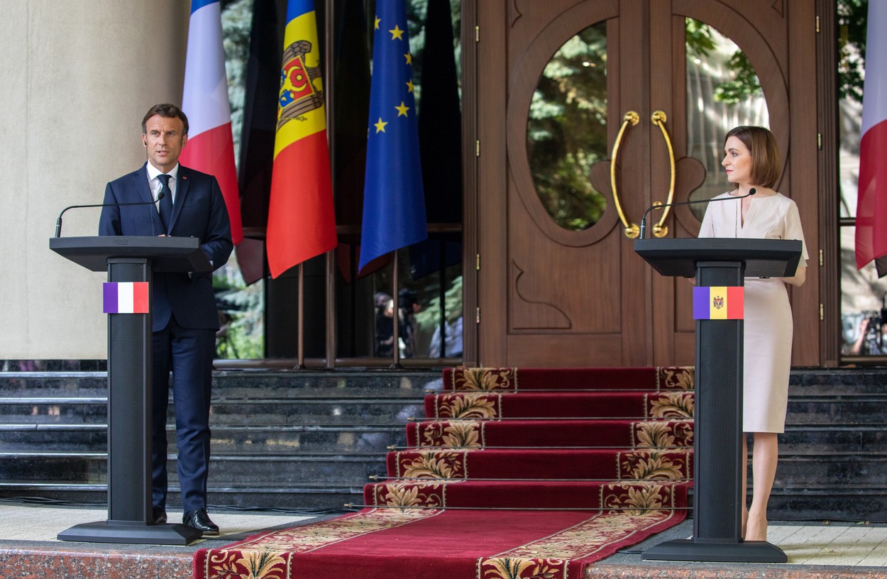 Emmanuel Macron, vizită la Chișinău: „Dorința Republicii Moldova de a adera la UE este perfect legitimă”