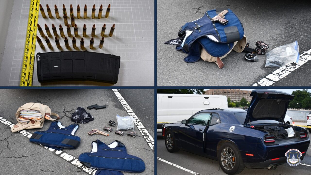 Bărbat reținut lângă Capitoliu, după ce și-a parcat mașina foarte aproape de clădire. Ce au găsit polițiștii asupra suspectului, un fost polițist din New York