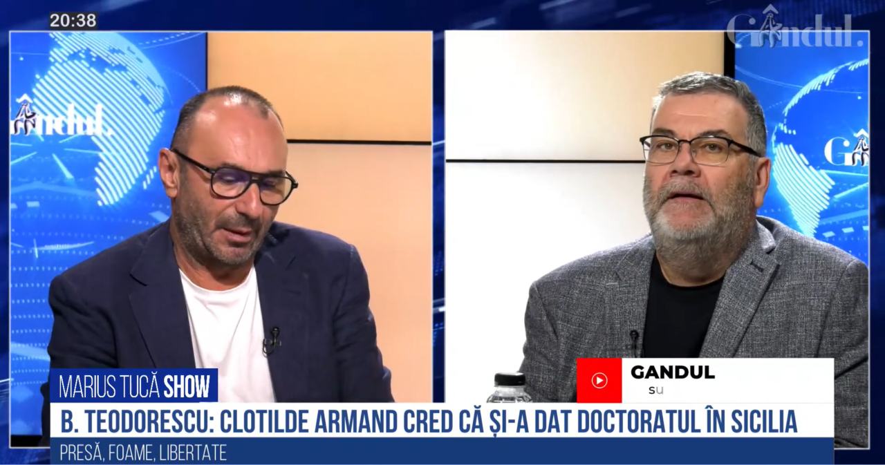VIDEO | Bogdan Teodorescu: „Eu cred că doamna Clotilde Armand și-a dat doctoratul în Sicilia, fiindcă atâta mizerie cât am văzut acolo, n-am văzut nicăieri. Este greu să găsești o toaletă curată”