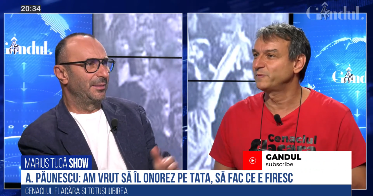 VIDEO | Andrei Păunescu, despre respingerea organizării „Cenaclului Flacăra” din partea IICCMER: „Îi suspectez de prostie, sau ignoranță, sau răutate, sau toate la un loc. Eu am vrut să-l onorez pe tata, să fac ce e firesc”