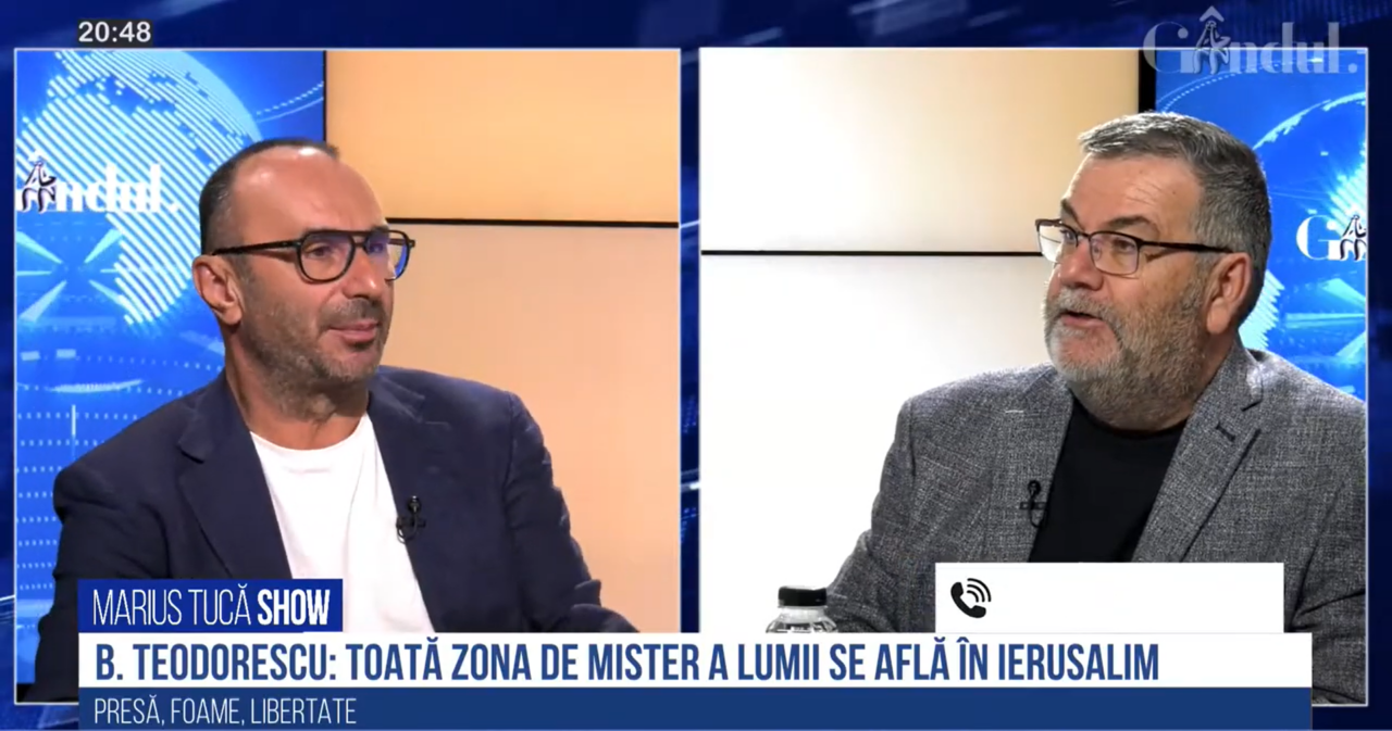 VIDEO | Bogdan Teodorescu: „Pentru oricine care vrea să vadă un loc încărcat de toată zona de mister a lumii, drumul la Ierusalim e necesar”