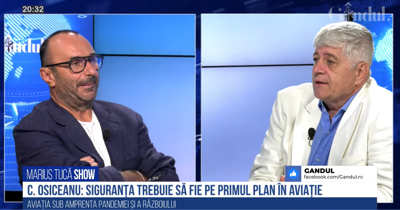 VIDEO | Cezar Osiceanu: „Aviația este singurul domeniu din lume în care nu profitul este tema principală, ci siguranța zborului. Primii care au fost dați afară au fost piloții și însoțitorii de bord”