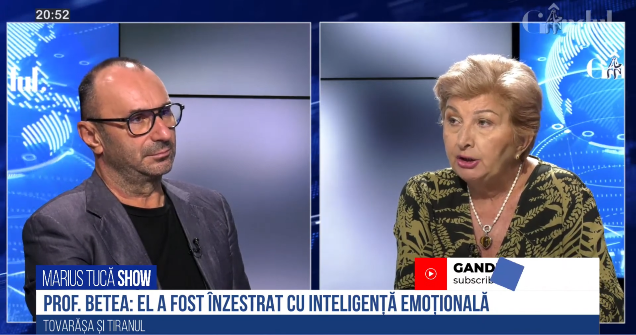 VIDEO | Prof. univ. dr. Lavinia Betea: „Personajul Ceaușescu, dacă s-ar fi născut în America, avea toate premizele pentru a deveni miliardar. A fost un individ înzestrat cu inteligență emoțională”