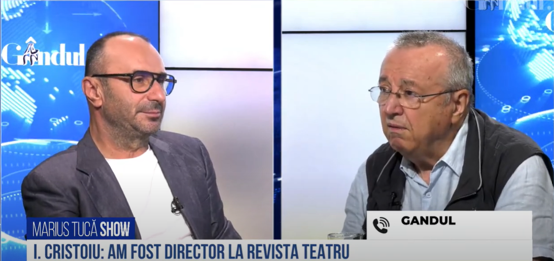 VIDEO | Ion Cristoiu: „Revista Teatru era singura revistă de teatru. Am fost director la Teatru.”