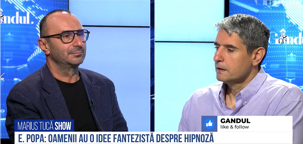 VIDEO | Eugen Popa, hipnoterapeut: „Au explodat cazurile de anxietate, de atacuri de panică, de fobii”