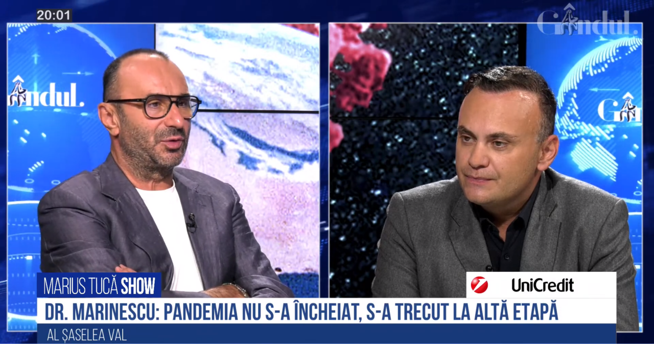 VIDEO | Dr. Adrian Marinescu: „Din păcate, sunt prea puține spitale care contribuie la circuitul COVID. În ultimele două săptămâni, s-au dublat spre triplat cazurile de infectare”